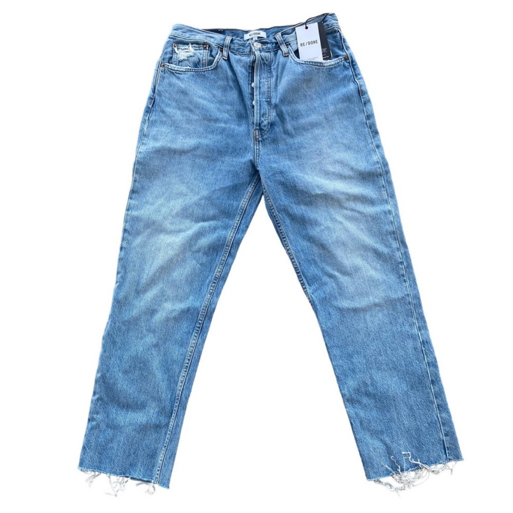 Re/Done 70s Ultra High Waist Raw Hem